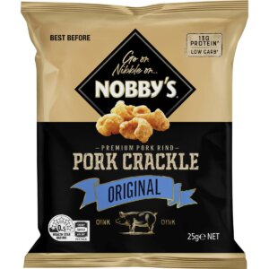 Nobby's Pork Crackle Original 25g