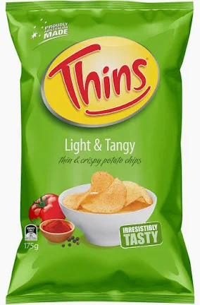 Thins Light & Tangy 175gm