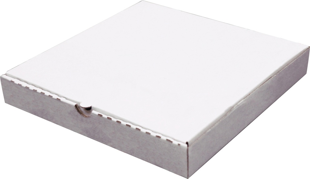 Pizza Box 7" White / Brown Plain