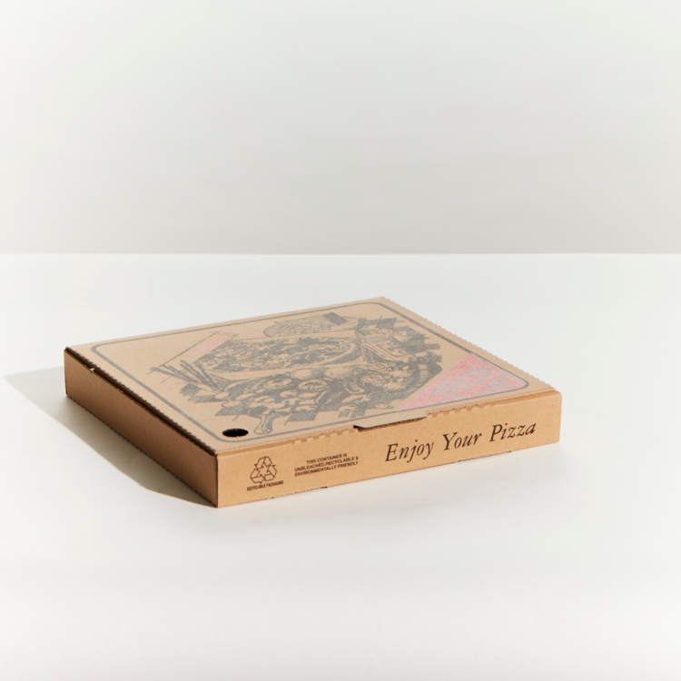 Pizza Box 9" Printed