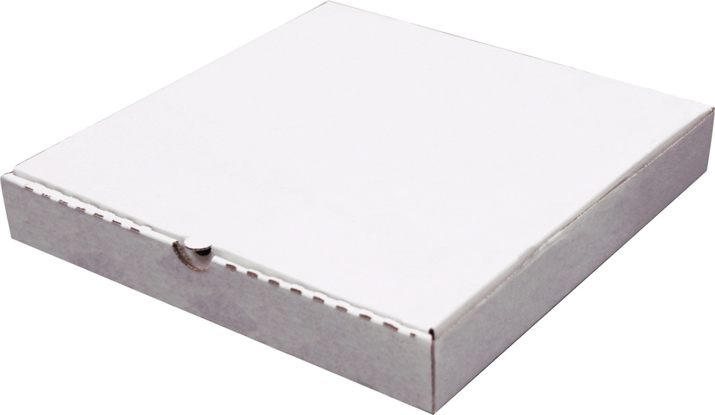 Pizza Box 12" White / Brown Plain