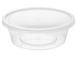 Round Tub and Lid Clear 3000ml