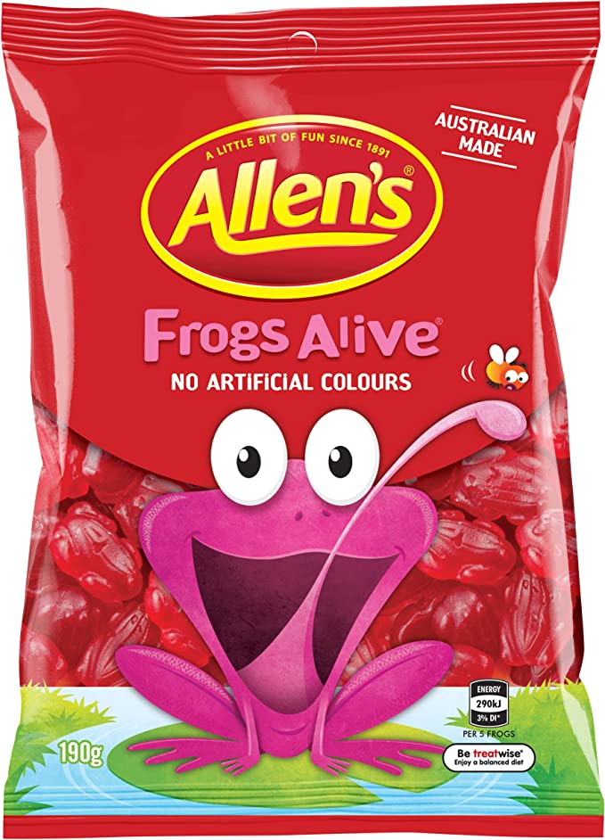 Allens Frogs Alive 190gm