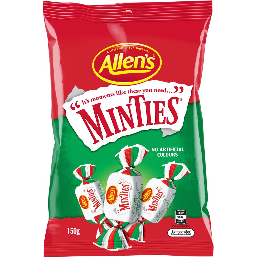 Allens Minties 150gm