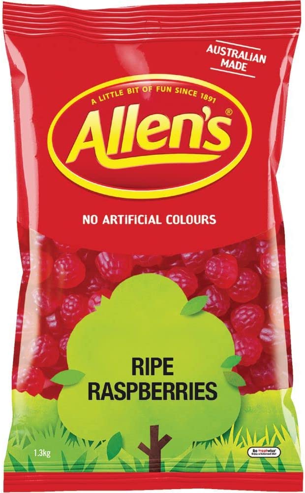 Allens Ripe Raspberries 1.3kg