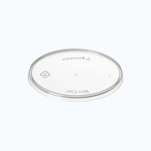 [B-BONTELID] Bonson Tamper Evident Square Container Lid Clear 97mm