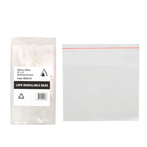 [C-CS1313] Resealable Bag 13" x 13" 