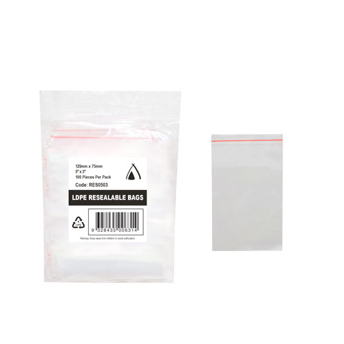 [C-CS35] Resealable Bag 3" x 5"