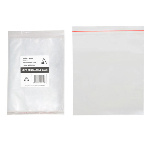 [C-CS810] Resealable Bag 8" x 10"