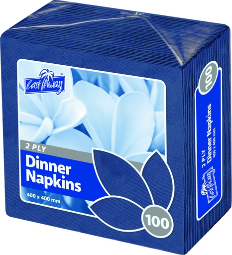 [E-ALP370558] Napkin Dinner 2 Ply - Dark Blue