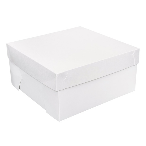 [E-CCW12126] Cake Box White Lined 12" x 12" x 6"