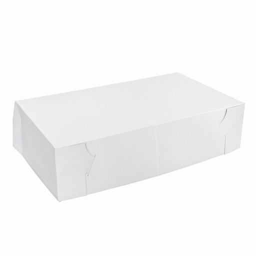 [E-CCWL1/4] Cake Box White Lined 1/4