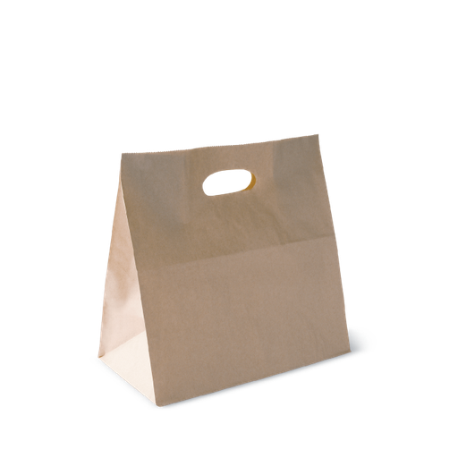 [H-PCBDCLGE] Carry Bag Kraft Die Cut Paper Large