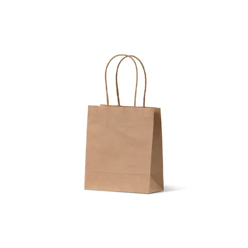 [H-PCBRUNTB] Carry Bag Kraft Paper Runt 