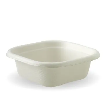 [I-CT280] BioCane Sugarcane Tray Base 280mL