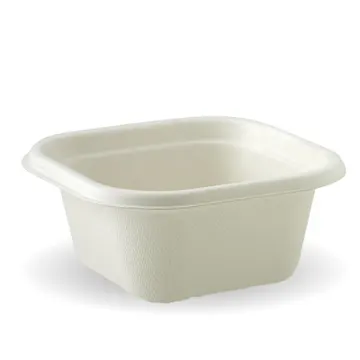 [I-CT480] BioCane Sugarcane Tray Base 480mL