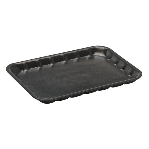 [I-FT75BFLT] Foam Tray 7" x 5" Shallow Black 