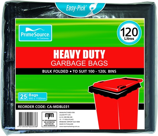 [J-GB120] Garbage Bag 120L