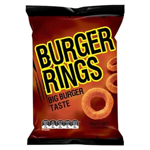 [K-CCABR90] Burger Rings 90g