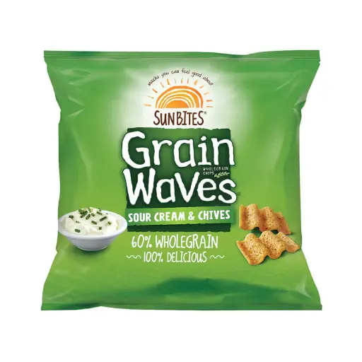 [K-CCAGWSCC28] GrainWaves Sour Cream and Chives 28g